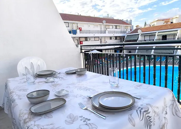 Pearl Cristianos - Ac, Pool, Fibre Net, Tv Channels, Calm Atmosphere Lejlighed Los Cristianos (Tenerife)